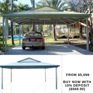Hip Roof, Gable Roof or Flat Roof Carports -what are the advantages? Dutch Gable Carport