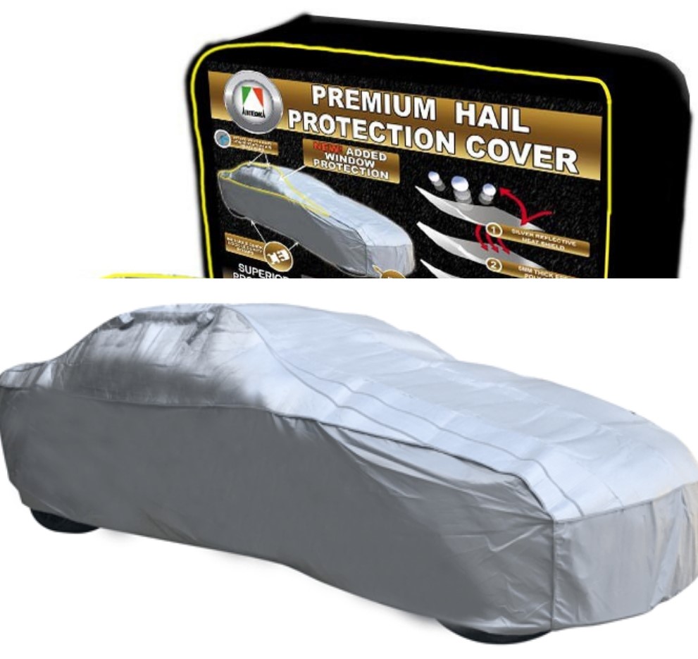 Car Covers Waterproof,SUV Car Covers for 4 Layers All Weather Outdoor Snow UV Protection with Zipper A5-YL Fits SUV 187 to 192 