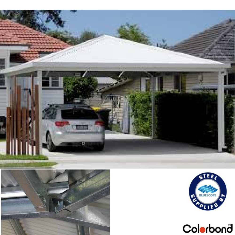What kind of carport or pergola is best for you? Hip roof Carport Kit