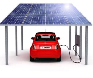 Double solar carport